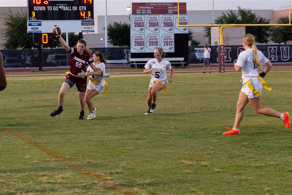 Flag Football Finals, Casteel v. Hamilton